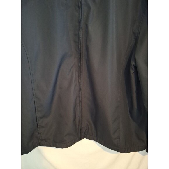 STRUCTURE Men's Black Zip-Up Windbreak Jacket Size XXL - Picture 5 of 10
